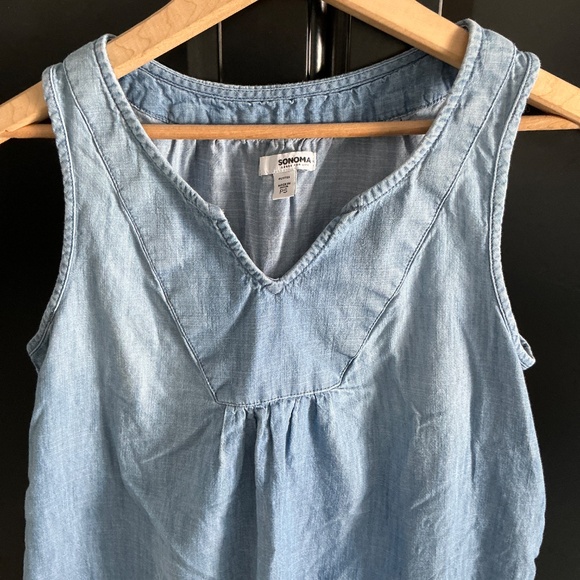 Sonoma chambray tank top - Picture 2 of 4